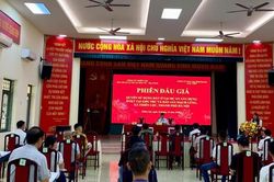 Xã Thiên Lộc: Thu hơn 55 tỷ đồng từ phiên đấu giá đất tại Mạch Lũng