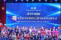 Khoa Địa lý - Trường Đại học Sư phạm Hà Nội kỷ niệm 70 năm thành lập