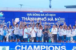 Xã Đan Phượng đăng quang Giải bóng đá vô địch thành phố Hà Nội năm 2026