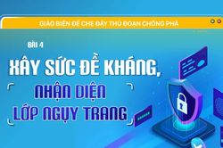 Giảo biện để che đậy thủ đoạn chống phá - Bài 4: Xây sức đề kháng, nhận diện lớp ngụy trang