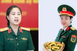 Nữ tướng và nữ Anh hùng ở giải thưởng Phụ nữ Quân đội đầu tiên