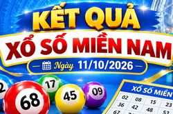 Kết quả xổ số miền Nam hôm nay ngày 11/10/2026