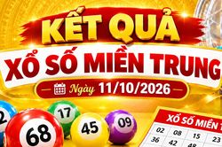 Kết quả xổ số miền Trung hôm nay ngày 11/10/2026