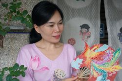 Khi chiếc lá bước vào thế giới sáng tạo