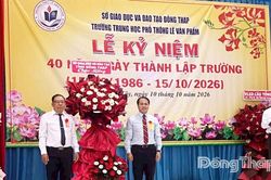 Trường THPT Lê Văn Phẩm kỷ niệm 40 năm thành lập trường