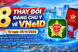 8 thay đổi đáng chú ý về VNeID từ ngày 28/9/2026