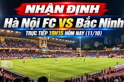 Nhận định Hà Nội FC - Bắc Ninh 19h15 hôm nay (11/10): Tân binh thử sức đội bóng Thủ đô đang khát điểm