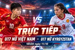 U17 nữ Việt Nam đánh bại Kyrgyzstan 2-0: Giành vé dự VCK châu Á 2027, VFF thưởng 900 triệu
