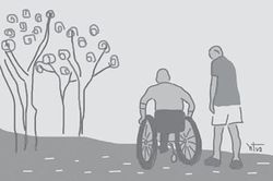 Tia nắng phía sau triền núi