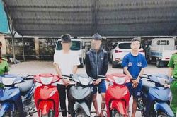 Bắt giữ nhóm đối tượng từ Hà Tĩnh sang Nghệ An trộm xe máy