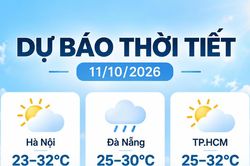 Thời tiết hôm nay 11/10: Bắc bộ hửng nắng, Trung bộ giảm mưa nhưng vẫn lo sạt lở