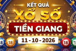 XSTG 11/10 - Kết quả xổ số Tiền Giang hôm nay ngày 11 tháng 10