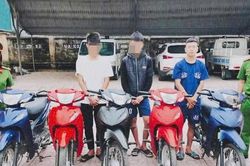 Trộm xe máy ở Nghệ An đưa về Hà Tĩnh tiêu thụ