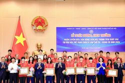 Tuyên dương huấn luyện viên, vận động viên xuất sắc tại ASIAD 20
