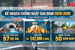[Video] Thành phố Hồ Chí Minh ưu tiên chống ngập tại 6 khu vực trọng điểm