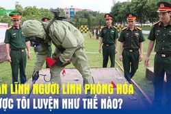 Bản lĩnh người lính phòng hóa được tôi luyện như thế nào?
