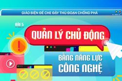 Giảo biện để che đậy thủ đoạn chống phá - Bài 5: Quản lý chủ động bằng năng lực công nghệ