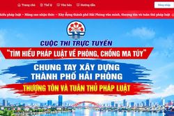 Hải Phòng: Sức hút lớn từ Cuộc thi trực tuyến tìm hiểu pháp luật phòng, chống ma túy