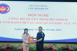 Bổ nhiệm Phó Chi cục trưởng Chi cục Hải quan khu vực VI