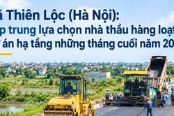 Xã Thiên Lộc (Hà Nội): Tập trung lựa chọn nhà thầu hàng loạt dự án hạ tầng những tháng cuối năm 2026