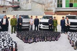 Hơn 8.000 bình khí cười bị thu giữ, tiêu hủy ở Quảng Ninh