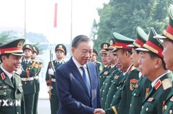 Tổng Bí thư, Chủ tịch nước Tô Lâm dự Lễ kỷ niệm 80 năm Ngày truyền thống Lực lượng vũ trang Quân khu 2