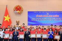 Hà Nội khen thưởng huấn luyện viên, vận động viên xuất sắc tại ASIAD 20
