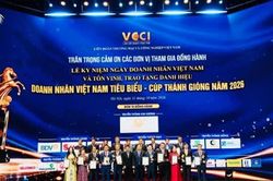 Tôn vinh 100 doanh nhân Việt Nam tiêu biểu năm 2026
