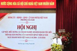 Phường Cửa Nam vinh danh hàng loạt doanh nghiệp, hộ kinh doanh tiêu biểu trên địa bàn nhân kỷ niệm 22 năm Ngày Doanh nhân Việt Nam