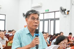 Cử tri phường Hương Trà quan tâm vấn đề quy hoạch và giải phóng mặt bằng