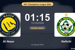 Nhận định Al-Nassr vs Neftchi: Điểm nóng cuộc đua tốp đầu