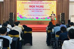 Tuyên truyền, phổ biến pháp luật cho gần 200 đại biểu