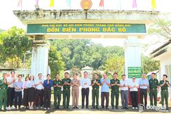 Phường Biên Hòa hỗ trợ kinh phí xây dựng tượng đài ‘Nghe lời non nước’ tại Đồn biên phòng Đắc Bô