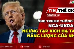 Bản tin thế giới ngày 12-10: Ông Trump thông báo Nga-Ukraine ngừng tập kích hạ tầng năng lượng của nhau