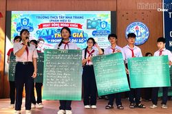 600 học sinh Trường THCS Tây Nha Trang được trang bị kiến thức về AI