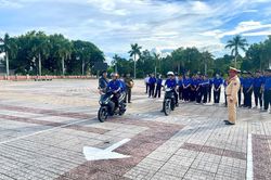 Phường Cam Ranh phối hợp tổ chức đào tạo kỹ năng lái xe mô tô, xe gắn máy an toàn