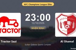 Nhận định Tractor Sazi vs Al Shamal: Điểm nóng cuộc đua tốp đầu