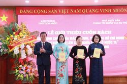 Ph&oacute; Chủ tịch Quốc hội Nguyễn Thị Thanh dự Lễ giới thiệu s&aacute;ch của cố Chủ tịch nước Trần Đại Quang