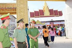 Bảo đảm an ninh trật tự, giúp người dân vui Lễ Sene Dolta yên lành