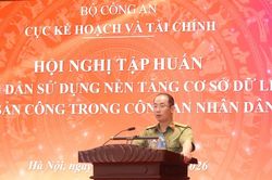 Nâng cao chất lượng dữ liệu tài sản công trong Công an nhân dân
