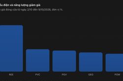 Cổ phiếu ngành điện chịu áp lực, 5 mã điện và năng lượng giảm giá