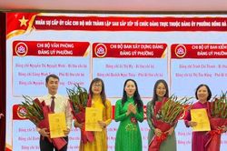 Phường Hồng Hà thành lập, tổ chức lại phòng chuyên môn thuộc UBND phường