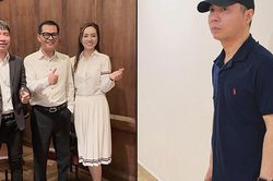 NSND Công Lý về thăm Nhà hát Kịch Hà Nội với diện mạo khỏe khoắn