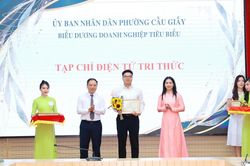 Tri Thức - Znews lần thứ 2 được phường Cầu Giấy biểu dương đơn vị tiêu biểu