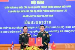 [Ảnh] Thúc đẩy hợp tác song phương Việt Nam Lào mãi mãi xanh tươi, đời đời bền vững