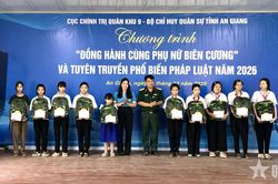 Quân khu 9: Đồng hành cùng phụ nữ biên cương tại An Giang