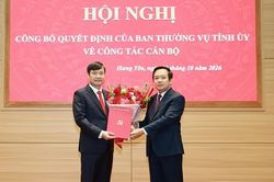 Hưng Yên bổ nhiệm Trưởng ban Tuyên giáo Tỉnh ủy