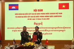 Việt Nam – Campuchia tăng cường hợp tác quốc phòng, củng cố quan hệ hữu nghị