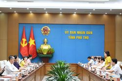 Đoàn công tác của Hội đồng phối hợp phổ biến, giáo dục pháp luật Trung ương làm việc tại tỉnh Phú Thọ