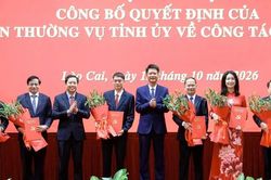 Công bố quyết định của Ban Thường vụ Tỉnh ủy Lào Cai về công tác cán bộ